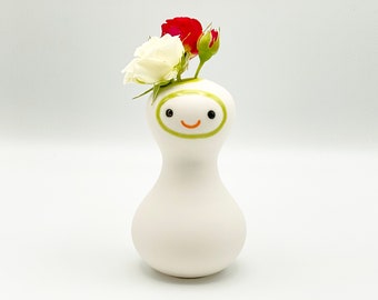 Kleine Vase, Knospe, Kleine Vase, Keramikvase, Kleine Einweihungsparty, Niedliches Einweihungsgeschenk, Kleine Vase, Niedliche Vase