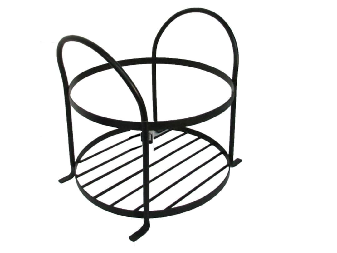 Fireplace Log Holder, Log Rack, Log Basket Fireside Coal Bucket Black ...