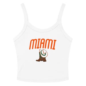 Miami Cowgirl Women’s micro-rib tank top