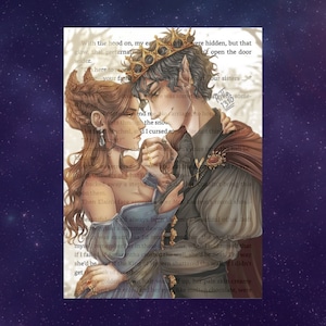 Folk of the Air - Vellum Overlays - Set of 6 - Holly Black -  Page Art - The Cruel Prince (art by @ritta1310)