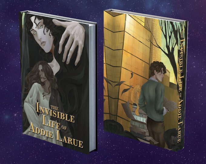 Invisible Life of Addie Larue by V.E. Schwab Fanart Dust Jacket art by