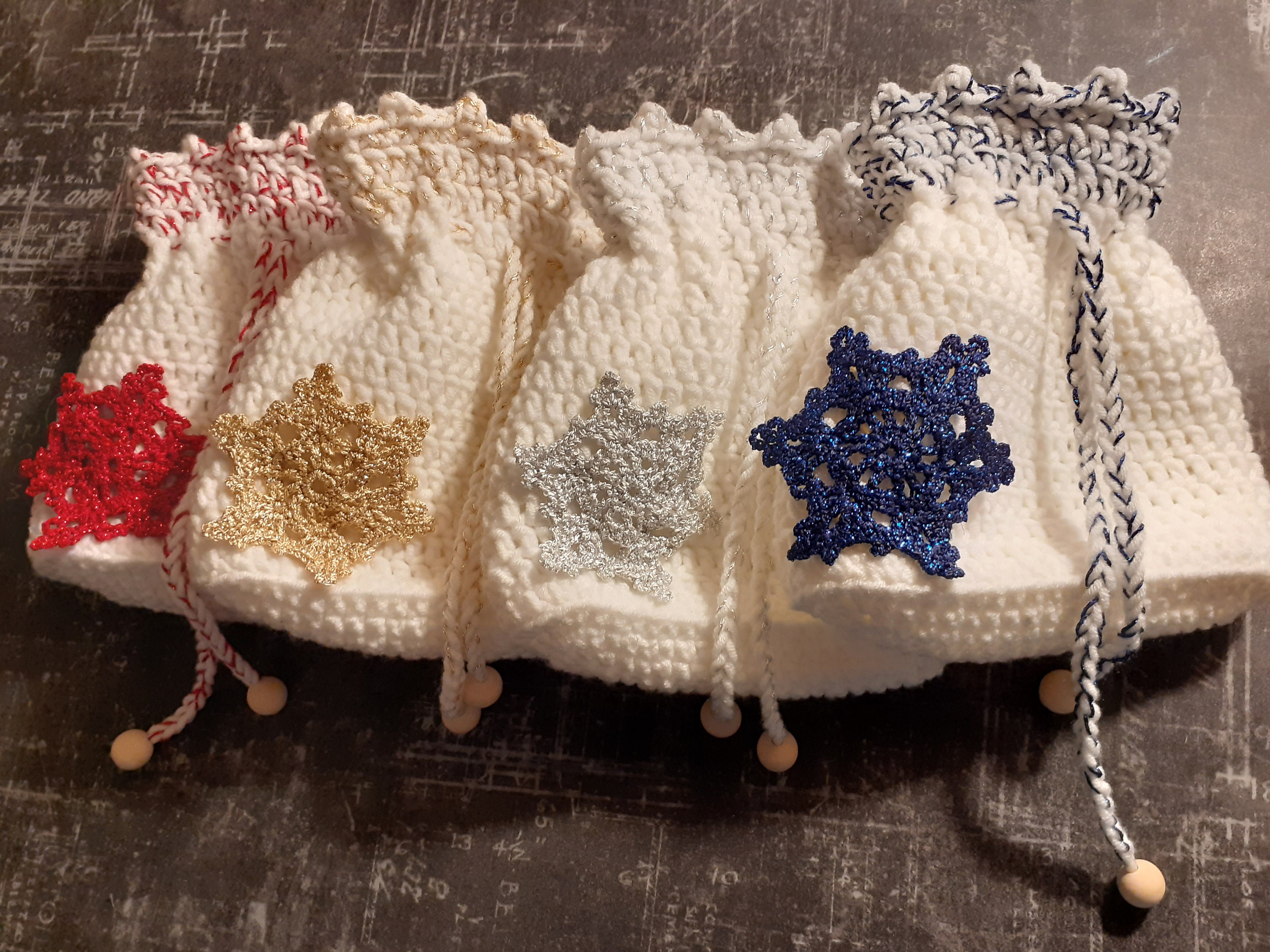 Sachet Fait Main Au Crochet