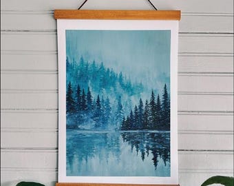 Hanging Wall Art: 'Crystal Morning'