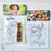 Inspired ENCANTO Mini Coloring Pages and Crayons - Birthday Party Favor - Themed Birthday Party - 1 bag (1 Child) 
