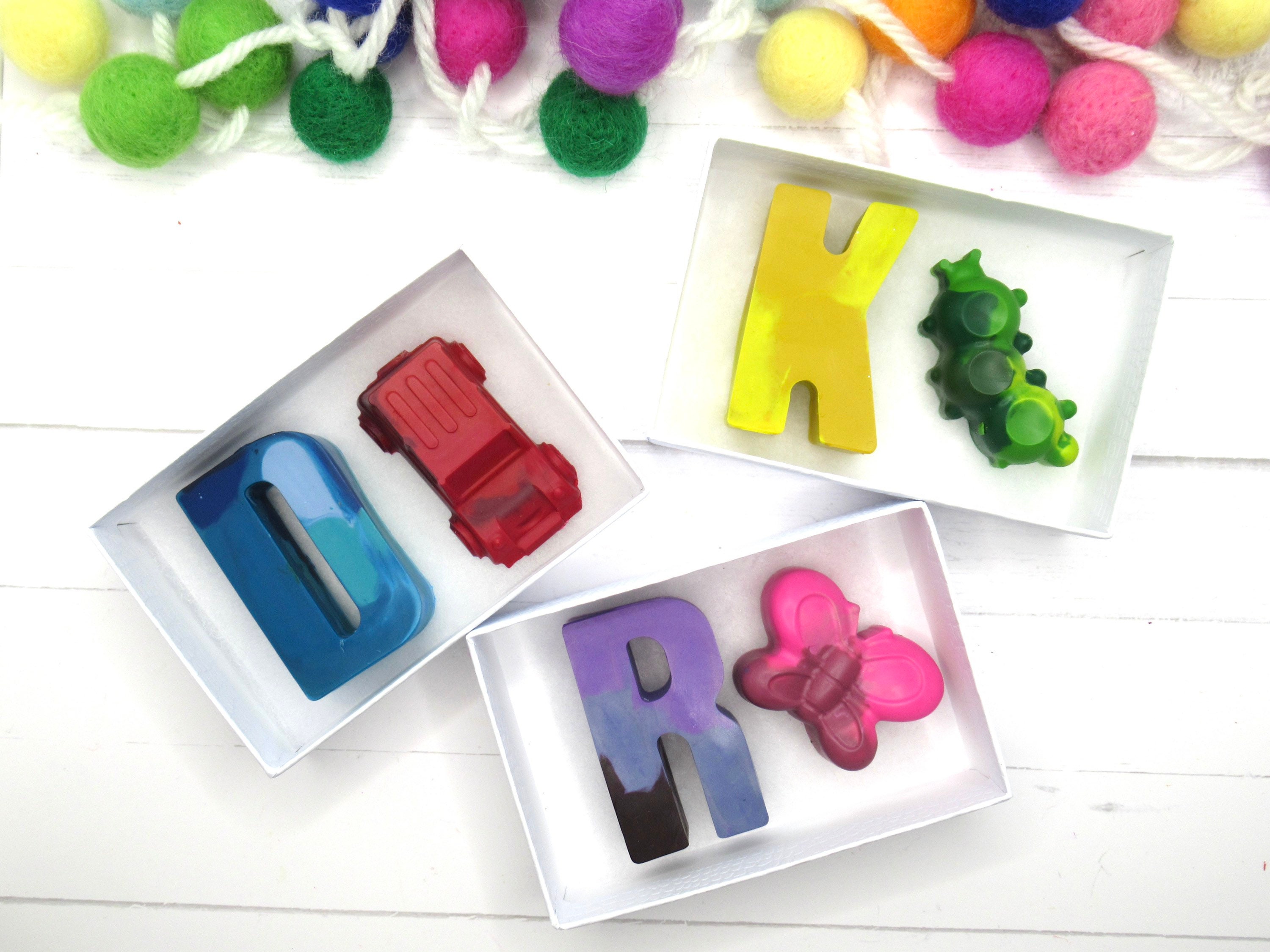 KIDS Initial letter’s names CRAYONS - Personalized crayon name  - Cus…