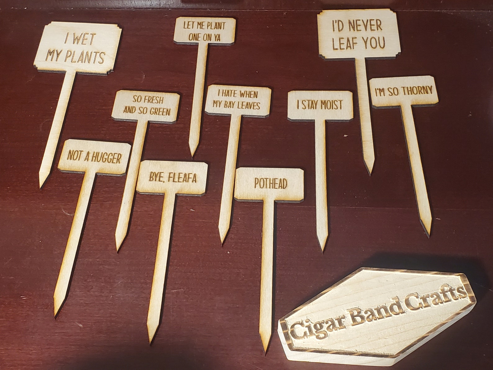 10 pack plant stakes signs Etsy