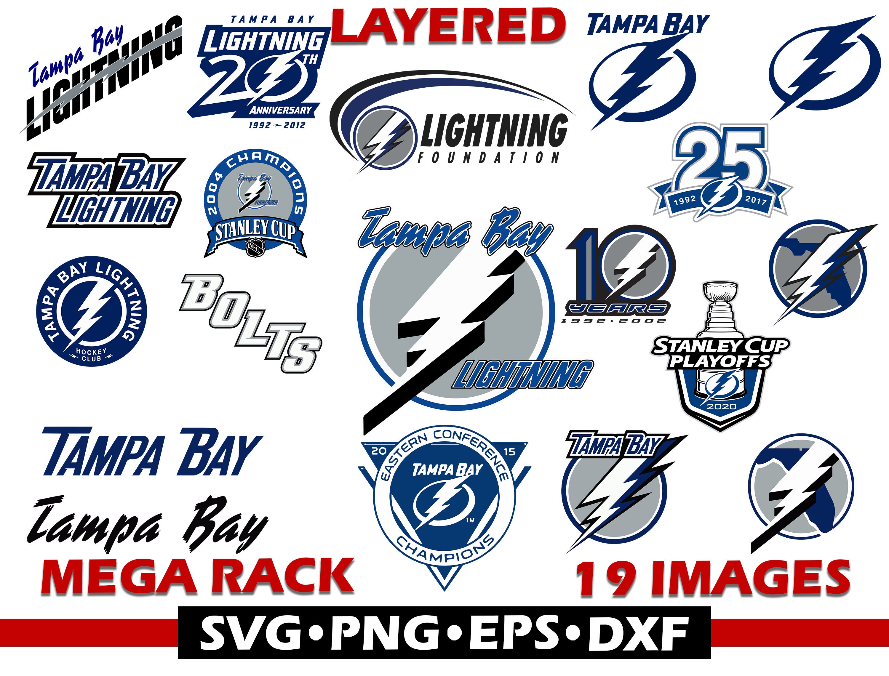 NHL Tampa Bay Lightning Svg Logo NHL Football SVG cut file | Etsy