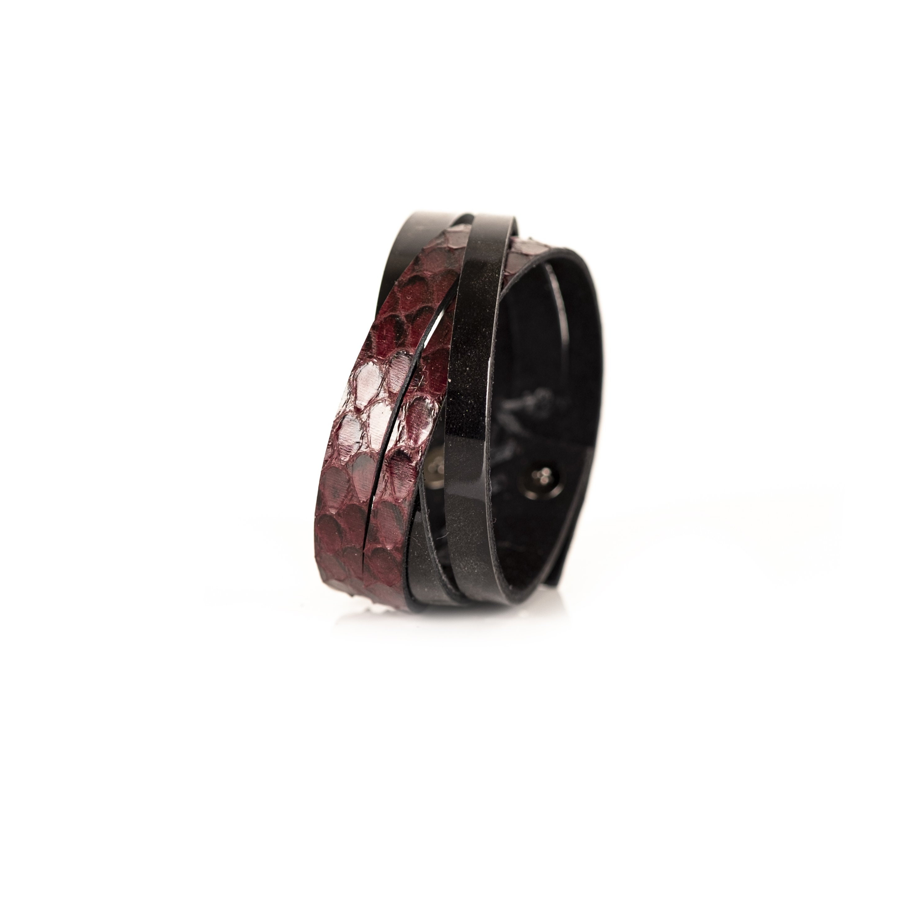 The Parallel Twist Leather Cuff - Etsy