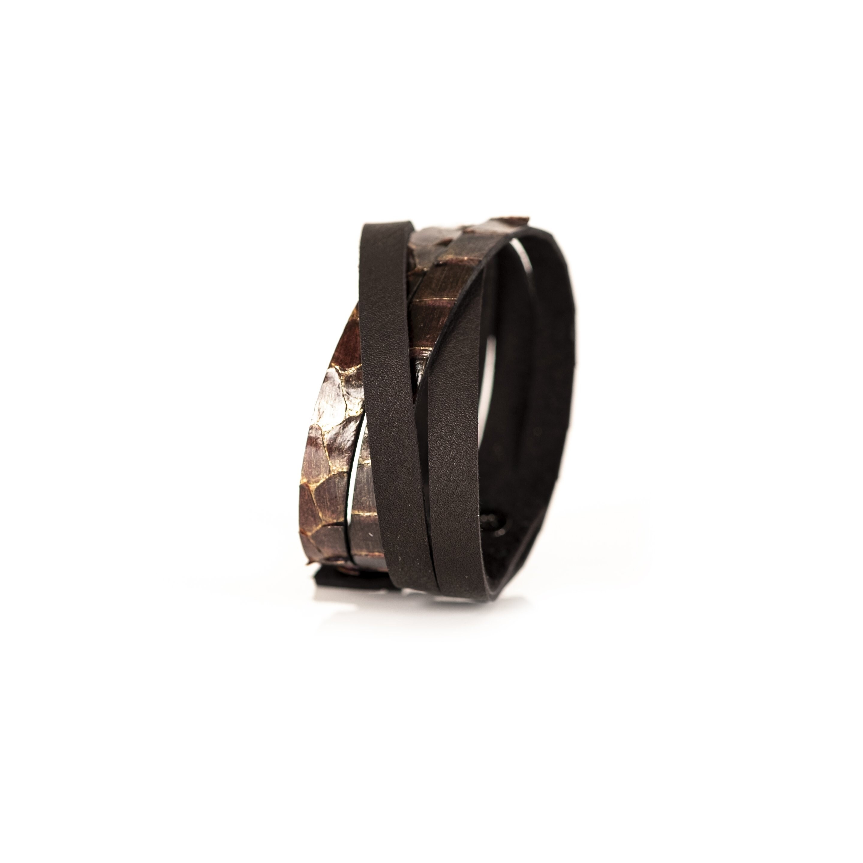 The Parallel Twist Leather Cuff - Etsy