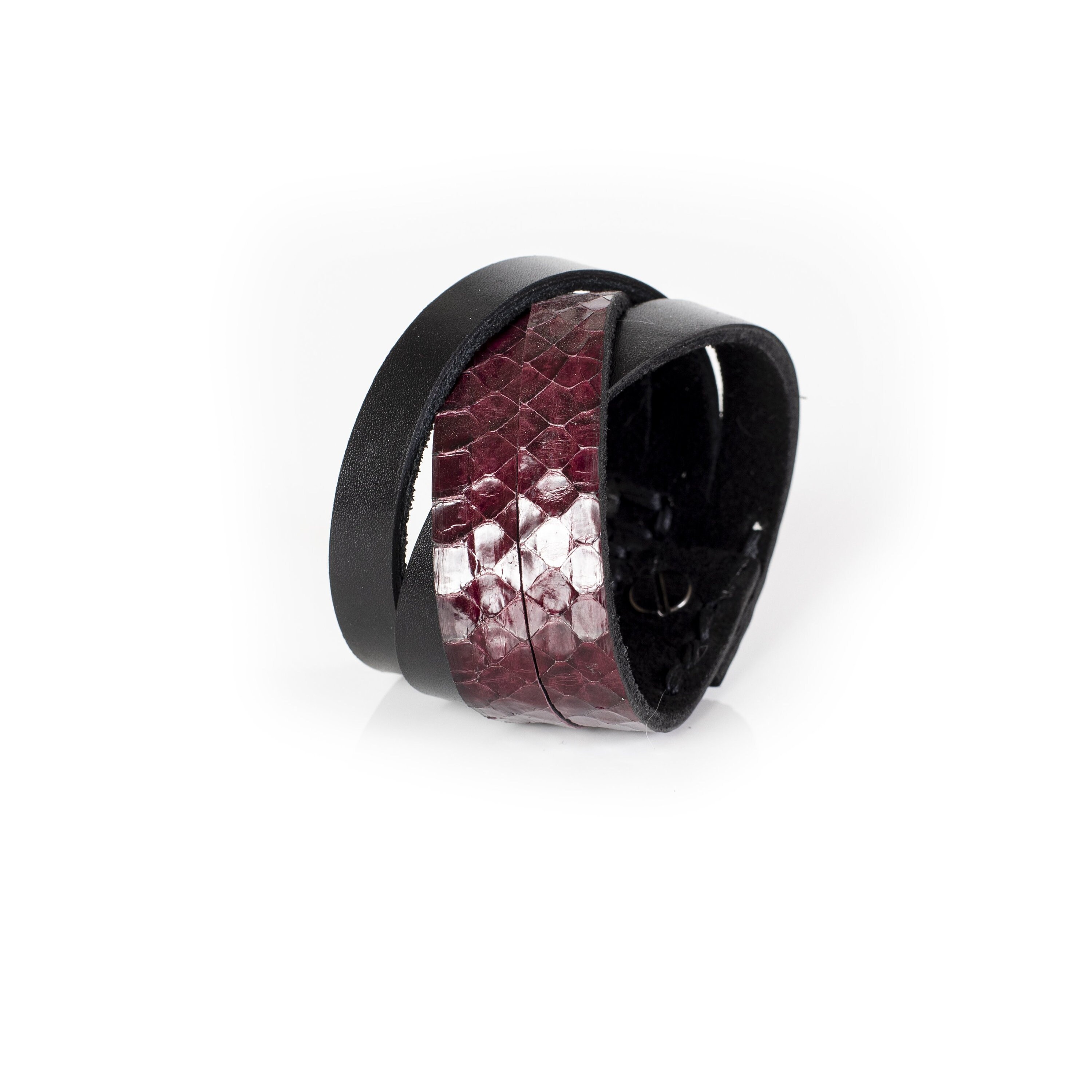 アクセサリー PARALLEL X STUDIO \"DRAPE LEATHER CUFF\" DRAPE LEATHER CUFF BLACK – Parallel X