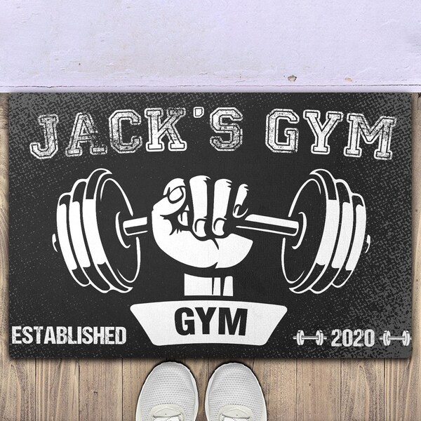 Personalized Gym Mat Etsy