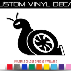 Turbo Snail Vinyl Decal Sticker