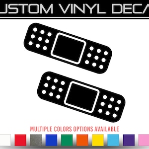 Bandage Vinyl Decal Sticker - Set of (2)