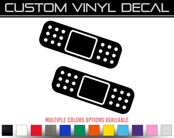 Bandage Vinyl Decal Sticker - Set of (2)