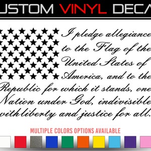Verontruste Amerikaanse vlag vinyl sticker sticker set van twee - één naar rechts, één naar links - auto vrachtwagen raam laptop boot