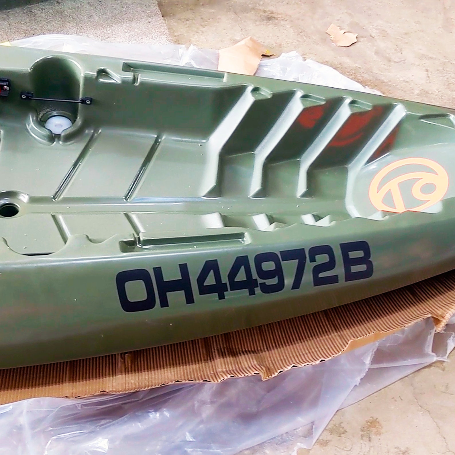 Kayak / Boat / Watercraft Registration Numbers 3 Tall Etsy