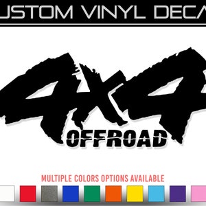 4x4 Offroad Vinyl Decal Sticker
