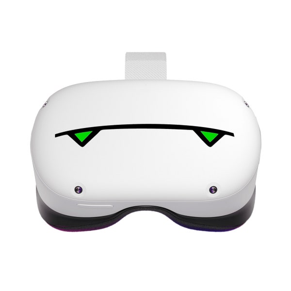 Android Eyes Vinyl Decal Fits: Oculus Quest/Quest 2 Rift PSVR Headsets - Custom Eye Color