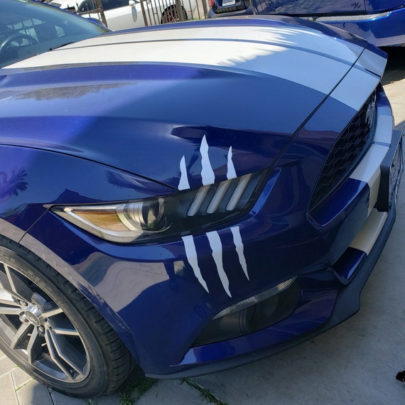 Headlight Claw Marks Vinyl Decal Sticker