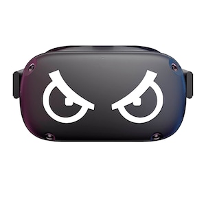 Angry Eyes Funny Vinyl Decal Fits: Oculus Quest/Rift PSVR Headset