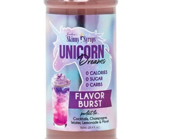 Unicorn Skinny Syrup, Watertok, Low Calorie Drink Mix, Jordan's Skinny