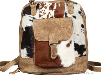 hair on hide backpack