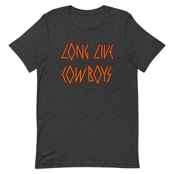 Long live cowboys Short-Sleeve Unisex T-Shirt, western shirt, vintage style tee, rodeo, southern, gifts for her, women's tshirts, country
