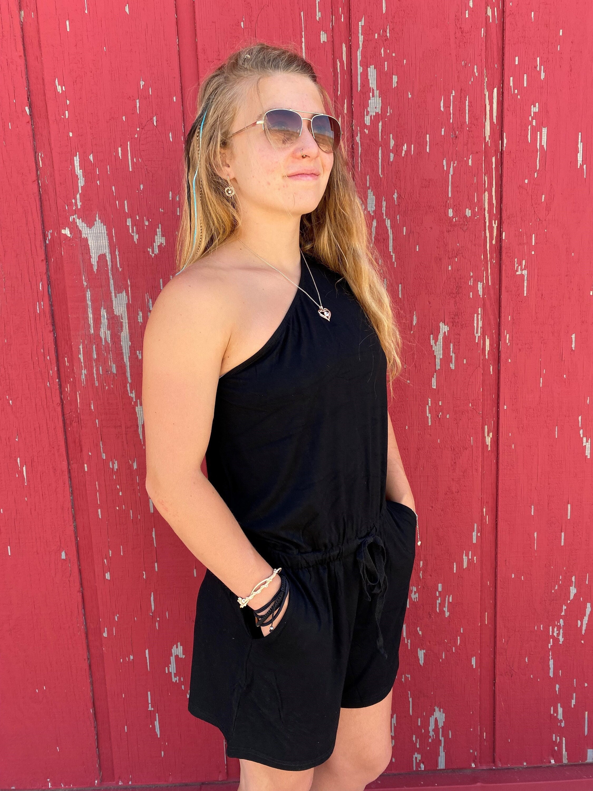Shorts romper with train cheap