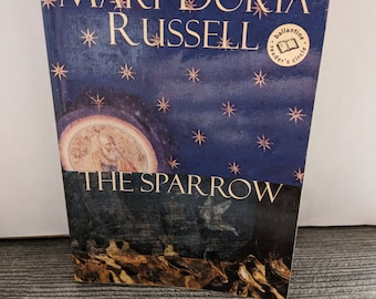 The Sparrow: A Novel (The Sparrow Series) Paperback – September 8, 1997 by Mary Doria Russell LIKE NEW Owner"s name on  first page