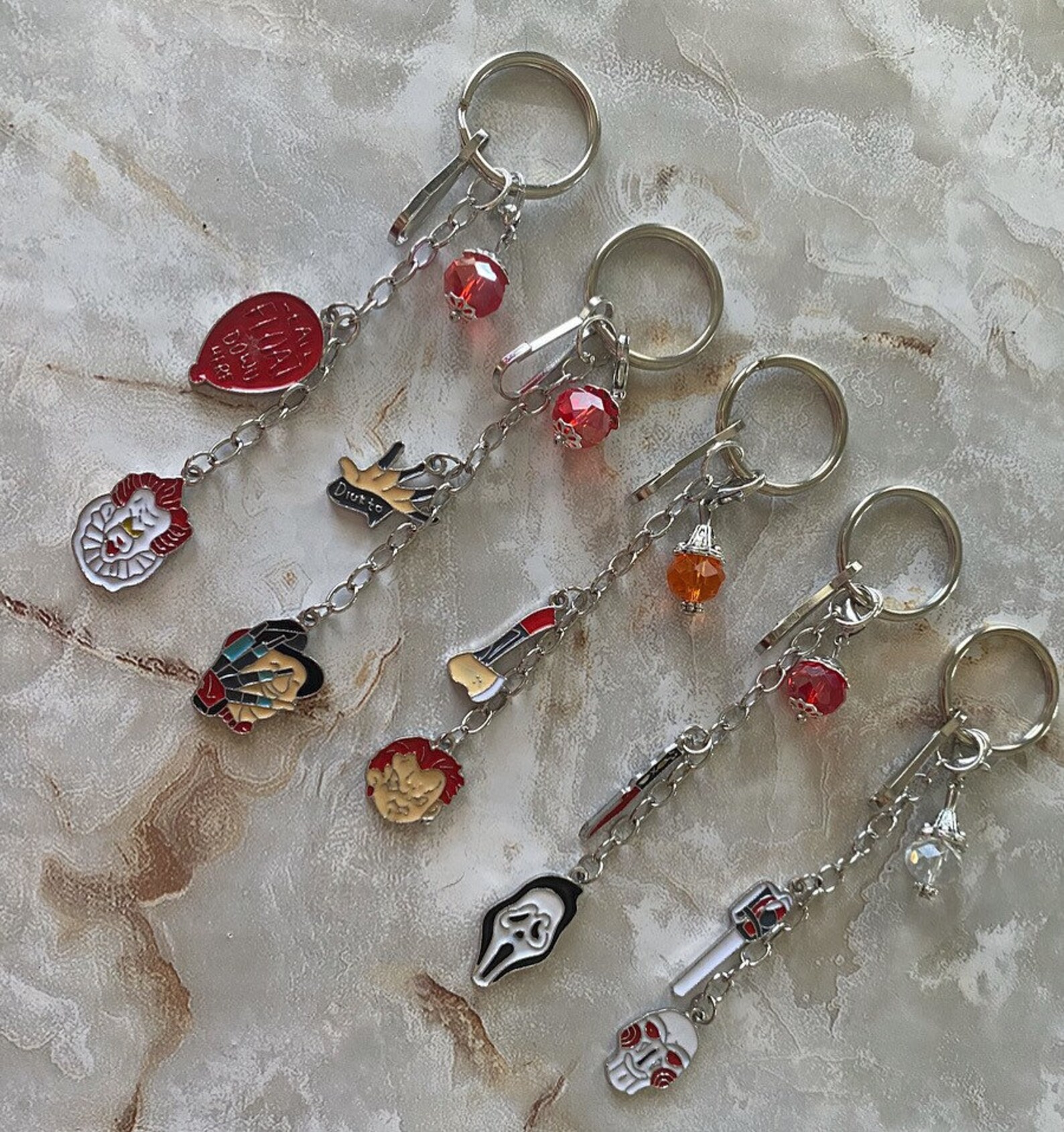 Horror Keychains Etsy