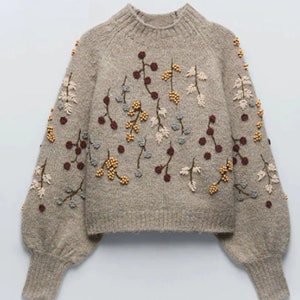 sweater embroidered