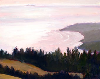 Bolinas, Stinson Beach and the Farallones from Mount Tamalpais