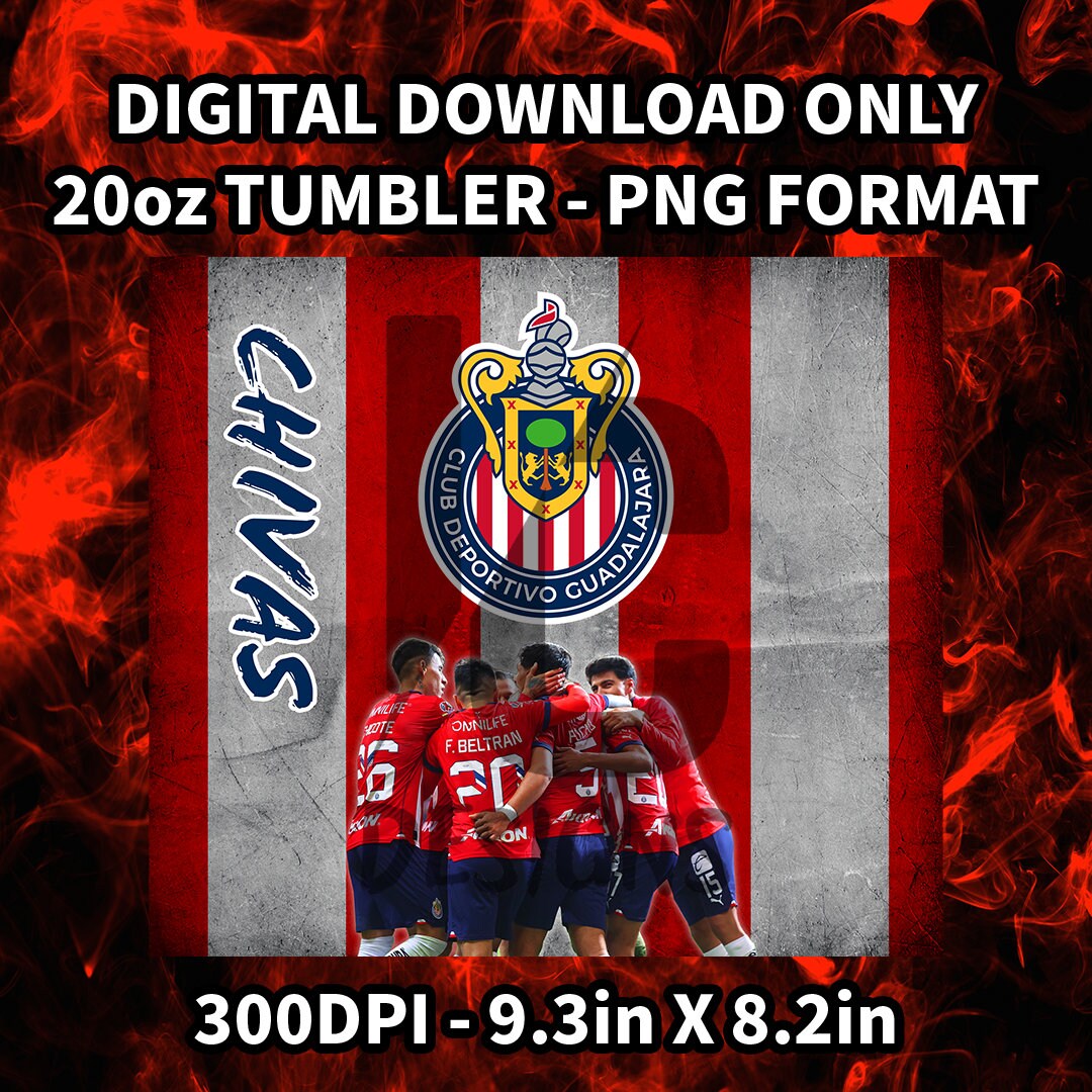 Chivas Tumbler Wrap PNG Only - Etsy