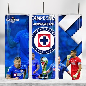 Cruz Azul Campeon tumbler wrap PNG