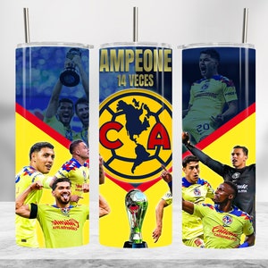 Envoltorio para vaso del Club América Campeón 2023 PNG