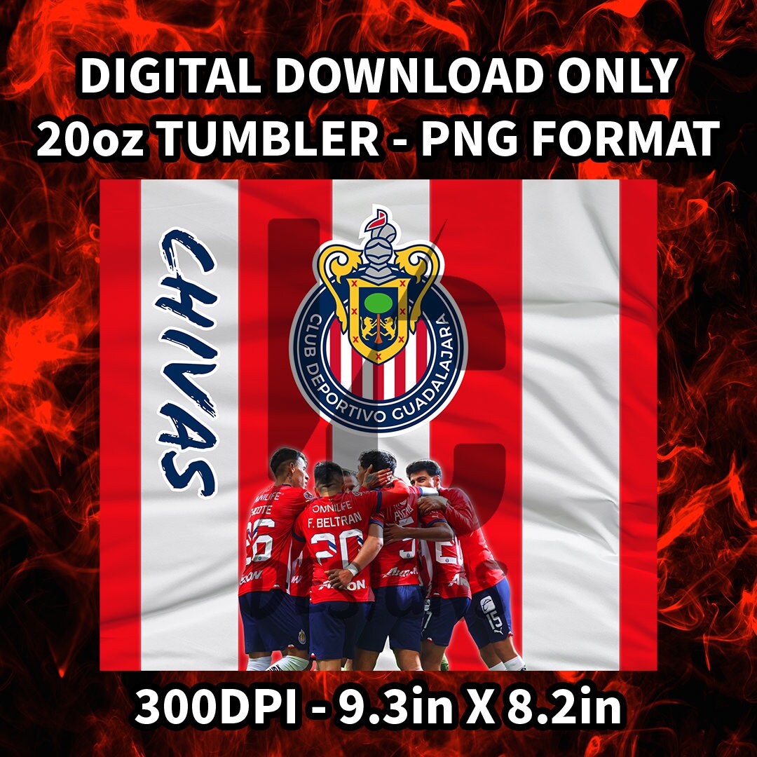 Chivas Tumbler Wrap PNG Only - Etsy