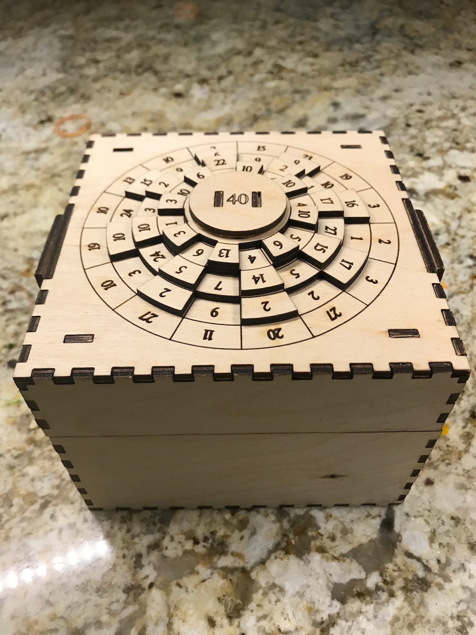 Customized Number Puzzle Gift Box Etsy UK