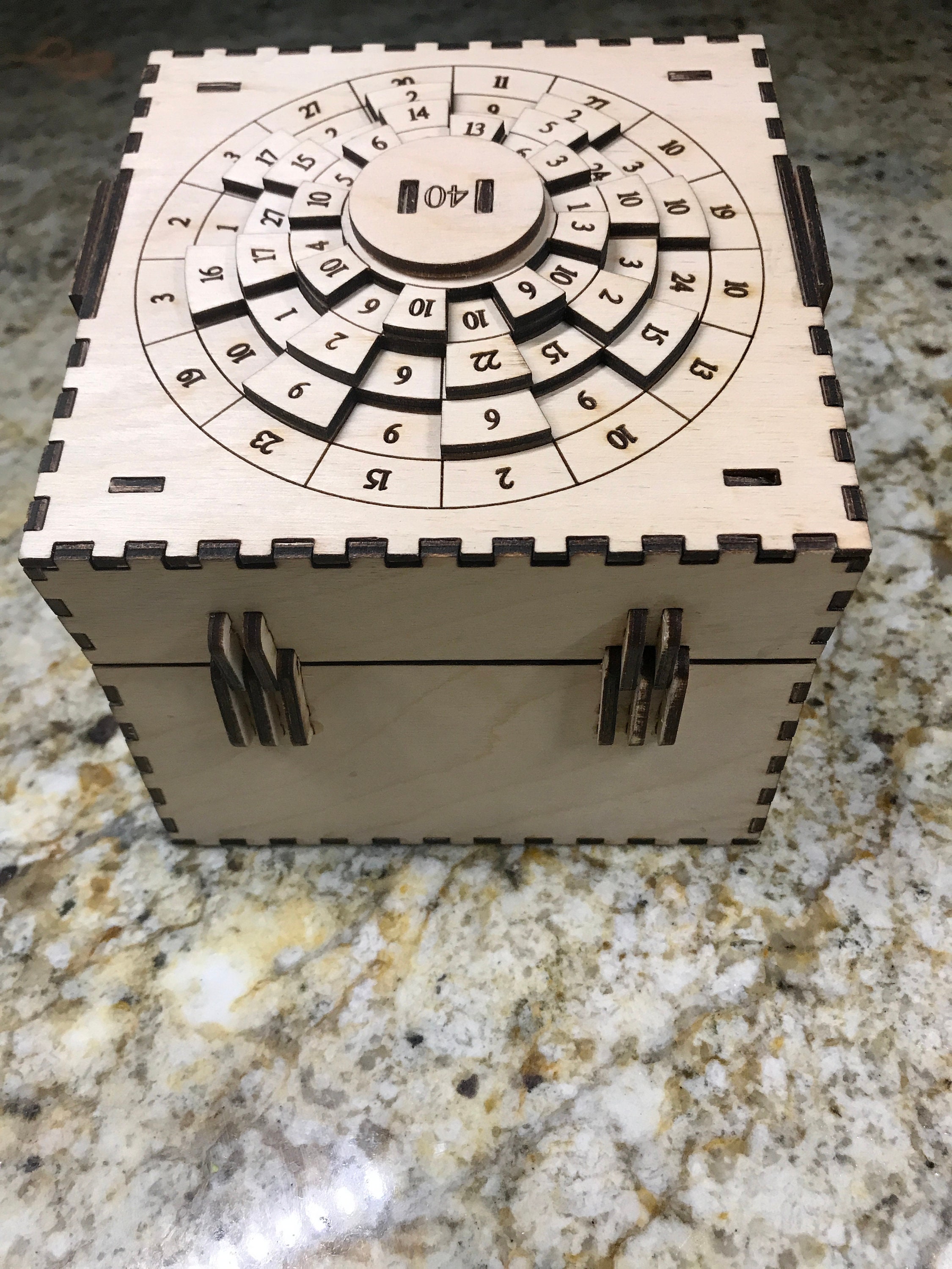 Customized Number Puzzle Gift Box Etsy UK