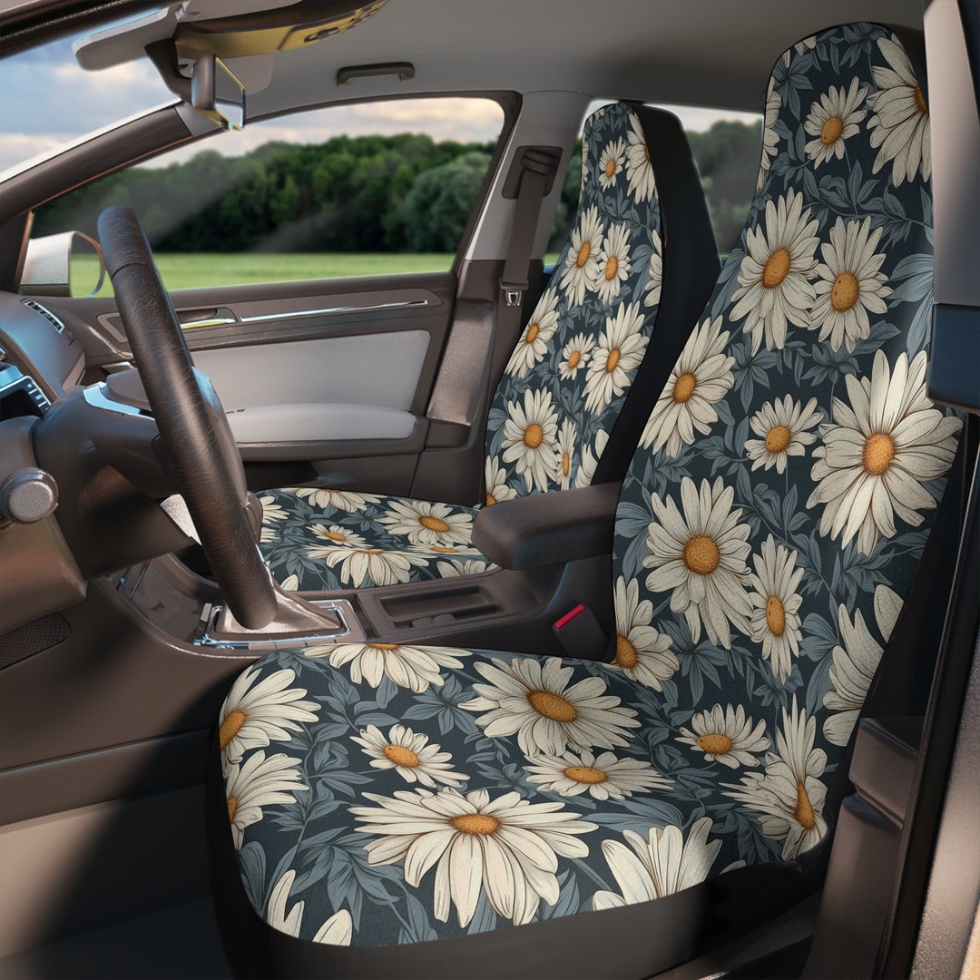 Boho Vintage Daisy Car Seat Covers - Trending on Etsy - Popular Item - Etsy