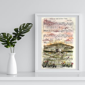 Christ the Lord | Watercolor Painting | Faceless Watercolor Art | Religious Artwork | He is Risen | Christ Painting | Latter Day Saints |