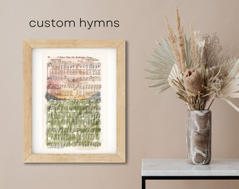 Custom Hymns | Religious Artwork  | Religious Art | Christian Artwork | Religious Watercolor | Utah Artist | Lyric Page | Home | Hymns