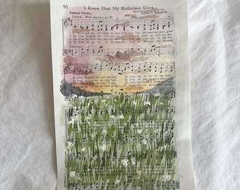 I Know that My Redeemer Lives | Religious Artwork  | Religious Art | Christian Artwork | Religious Decor | Utah Artist | Lyric Page | lyric
