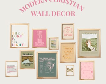 Descarga digital Decoración cristiana / Decoración cristiana moderna / Colgante de pared cristiano / Decoración moderna / Arte de pared moderno / Arte de pared de moda /