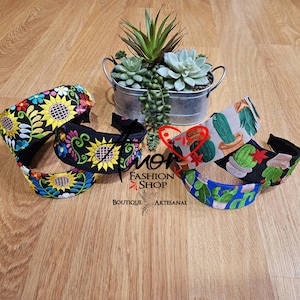 Diademas Artesanal Mexicanas Bordadas