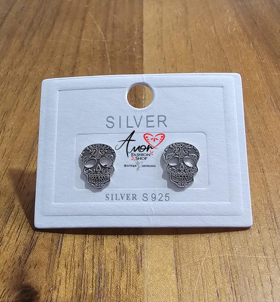 Authentic Silver Stud Earrings Plata .925