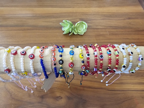 Protection Thrid Eye adjustable Crystal Bracelet / Bracaletes Protección Artesanal Adjustables