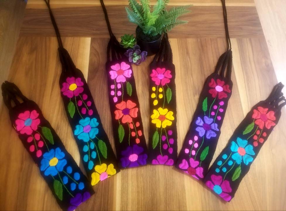 Gorgeous Belts Hand Embroidered  - Cintos / Fajos Mexicanos Bordados …