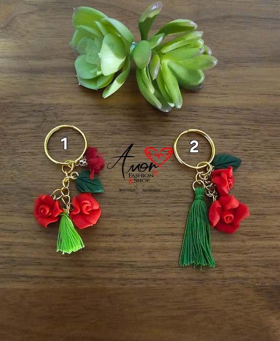 Rose Keychain