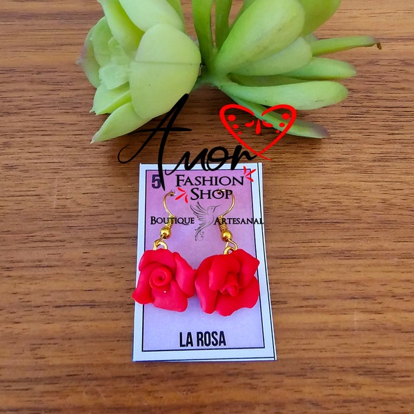 La Rosa Dangling Earrings