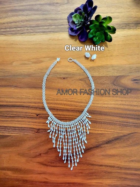 Fashionable and Chic 2 Piece Chaquira Necklace SET